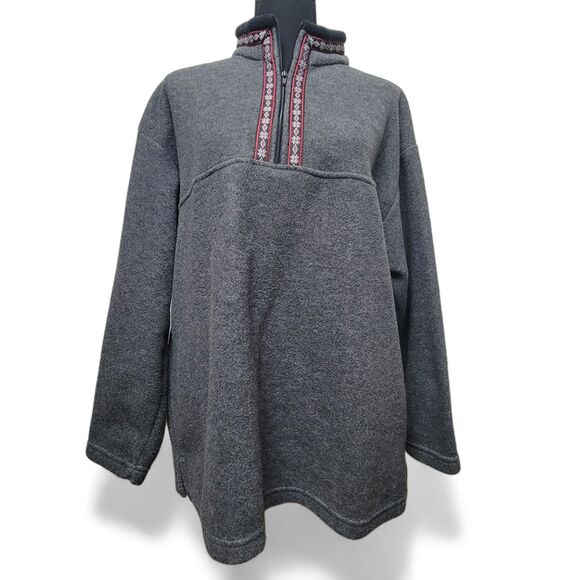 Performance Outfitters Tops - Performance Outfitters Women's Fleece Top Medium Gray Pullover Outdoors Winter